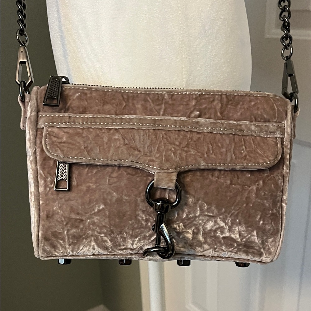 Rebecca Minkoff Edie Velvet Crossbody Bag